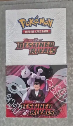Pokemon Destined Rivals Half Booster Box Brand New Factory Sealed - Image 1