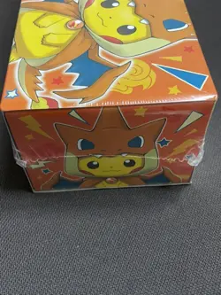 Japanese Pokemon Center Pikachu Poncho Mega Charizard Y special Box pokemon TCG - Image 2