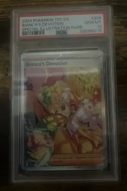 Pokemon 2024 SV Temporal Forces TEF en Bianca's Devotion #209/162 PSA 10 - Image 2