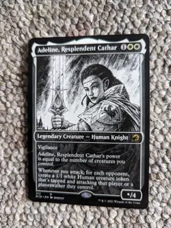Adeline, Resplendent Cathar Showcase Card Innistrad: Midnight Hunt Regular 312 R - Image 1