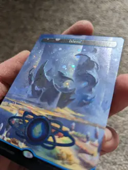 Island Unfinity Galaxy Foil UNF Card Magic The Gathering 487 L Land - Image 3