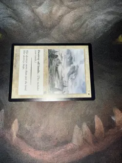 MTG Armageddon Battle Royale NM Destroy All Lands Classic White Sorcery OG - Image 2
