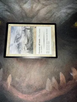 MTG Armageddon Battle Royale NM Destroy All Lands Classic White Sorcery OG - Image 4