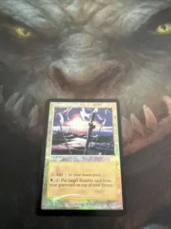 Mtg Unholy Grotto Foil Onslaught - Image 1