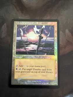 Mtg Unholy Grotto Foil Onslaught - Image 2