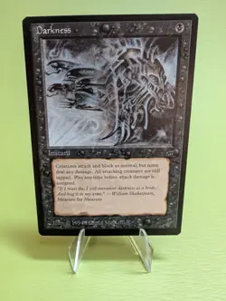 MtG - Darkness - LEGENDS - Lightly Played - bought 1994/5. NO RESERVE - Image 1