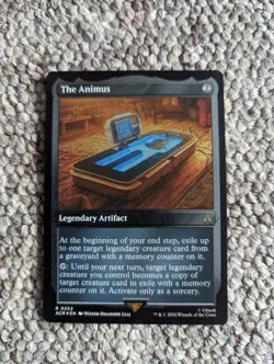 Magic The Gathering Card Assassin's Creed Etched Foil The Animus 0253 R Rare - Image 1