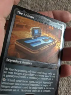 Magic The Gathering Card Assassin's Creed Etched Foil The Animus 0253 R Rare - Image 3