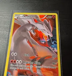 Pokemon 2015 XY Promos Reshiram Full Art Holo Black Star Promo Card #XY74 MINT - Image 3