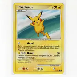 Pokemon TCG Pikachu 015/017 POP Series 9 Regular Common Card EN-MP 2009 - Image 1