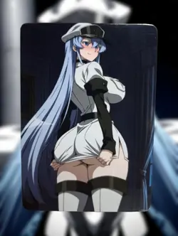Esdeath Akame Ga Kill Anime Waifu Sexy Goddess Doujin Lewd Hentai Card - Image 1