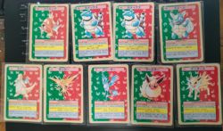 Pokemon Card Topsun 9 Card Lot Japanese 1995 Blastoise Wartortle Magikarp - Image 1