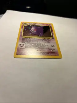 1999 Pokemon TCG Fossil Gengar 5/62 Holo Rare Card Vintage WOTC LP+ - Image 3