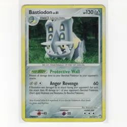 Pokemon TCG Bastiodon 021/123 DP Mysterious Treasures Holo Rare Card EN-HP 2007 - Image 1