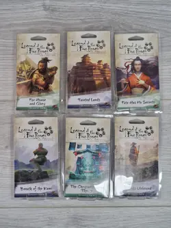 6x Legend of the Five Rings Card Game Dynasty Packs Expansion LCG FFG (B) - Image 1
