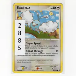 Pokemon TCG Swablu 86/106 DP Great Encounters Regular Common Card EN-HP 2008 - Image 3