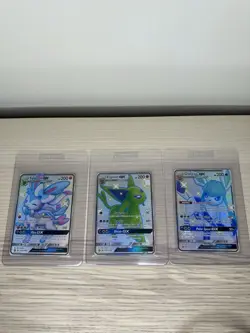 Sylveon, Espeon, Glaceon Hidden Fates Pokemon Card Lot Bundle (MUST GRADE!) MINT - Image 1