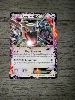 Rayquaza EX Shiny Holo Card XY69 Promo Card Nm Pokemon TCG - Image 1
