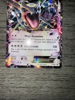 Rayquaza EX Shiny Holo Card XY69 Promo Card Nm Pokemon TCG - Image 3