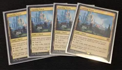 Starting Town x4 Play set / Final Fantasy / Near Mint / MTG Magic the Gathering - Image 1