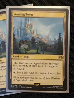 Starting Town x4 Play set / Final Fantasy / Near Mint / MTG Magic the Gathering - Image 2