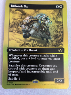 MTG Bulwark Ox (First-Place Foil) Aetherdrift NM - Image 1