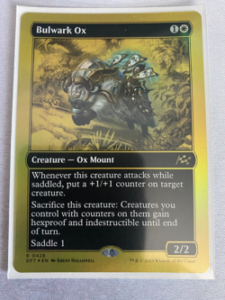MTG Bulwark Ox (First-Place Foil) Aetherdrift NM - Image 3