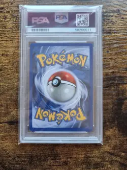 2000 Pokemon ITALIAN Unlimited Base Set Hitmonchan Holo 7/102 PSA 7 Rare NM - Image 2