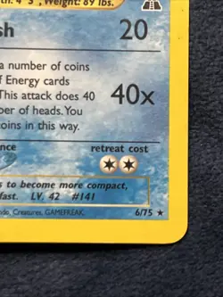 Kabutops 6/75 Neo Discovery-Unlimited Holo Pokemon TCG HP SET BREAK 🌀 Swirl - Image 4