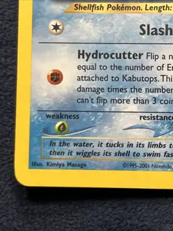 Kabutops 6/75 Neo Discovery-Unlimited Holo Pokemon TCG HP SET BREAK 🌀 Swirl - Image 5