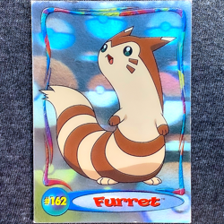 2001 topps Pokemon TV Animation Johto Series 1 #162 Furret Hologram 4 of 9 - Image 1