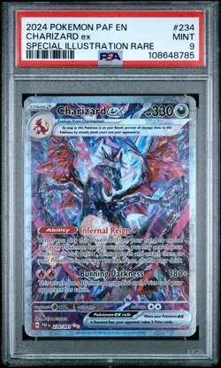2024 Pokemon Paldean Fates 234/091 Charizard ex Special Illustration Rare PSA 9 - Image 1