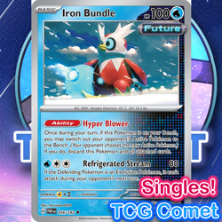 Iron Bundle 056/182 SV04: Paradox Rift (PAR) Pokemon TCG - Image 1
