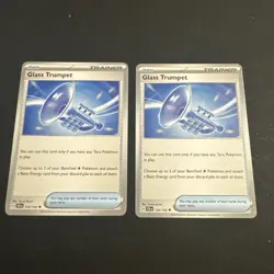 (2x) Glass Trumpet 135/142 - Pokemon TCG: Stellar Crown - Playset - Image 1