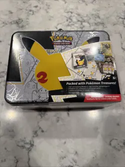 Pokemon celebrations 25th anniversary collector chest (lunch box) x1 820650809415 - Image 1
