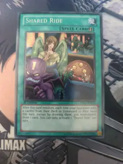 Yugioh-Shared Ride-Secret Rare-1st Edition-LVAL EN070 (NM) - Image 1
