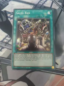 MP23-EN035 Sales Ban Super Rare 1st Edition YuGiOh - Image 1
