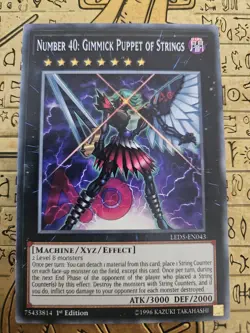 LED5-EN043 Number 40: Gimmick Puppet Of Strings Common 1st Edition NM Yugioh - Image 1