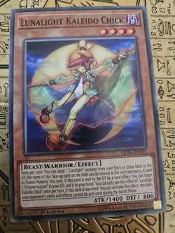 LED4-EN051 Lunalight Kaleido Chick : Common 1st Edition Mint YuGiOh Card - Image 1