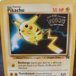 1999 PIKACHU Pokemon The First Movie Promo #4 TCG WB Foil Stamp #4 - Image 2