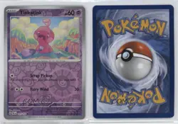 Tinkatink Reverse Foil Pokemon SV02: Paldea Evolved #101 12ht - Image 3