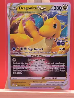 Dragonite VSTAR SWSH236 Pokemon GO Full Art Ultra Rare Promo Pokemon Card * New - Image 1