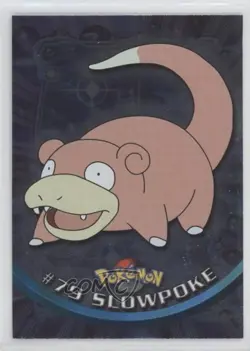 Slowpoke Silver Foil Topps Pokemon TV Animation Edition Series 2 #79 2000 06st - Image 1