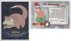 Slowpoke Silver Foil Topps Pokemon TV Animation Edition Series 2 #79 2000 06st - Image 3