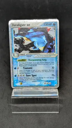 Pokemon TCG Feraligatr EX Unseen Forces Holo Card 103/115 HP - Image 1