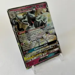 Alolan Ninetales Gx 132/214 Lost Thunder Full Art Ultra Rare Pokemon TCG NM+ - Image 3