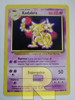 Kadabra R Set Base 32/102 R Non Comune R Pokemon R Italiano R EX - Image 2