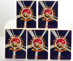 Venusaur No.003 Holo Very Rare EX-LP Japanese Pokemon Card Set of 5 - Image 3