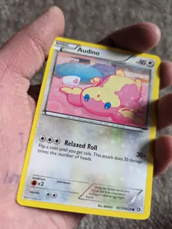 Pokemon Audino RC17/RC25 Legendary Treasures Radiant Collection Card Star Foil - Image 3