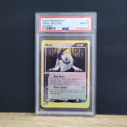 PSA 8 Absol 1/97 Reverse Holo EX Dragon Set Pokemon Card WOTC - Image 1